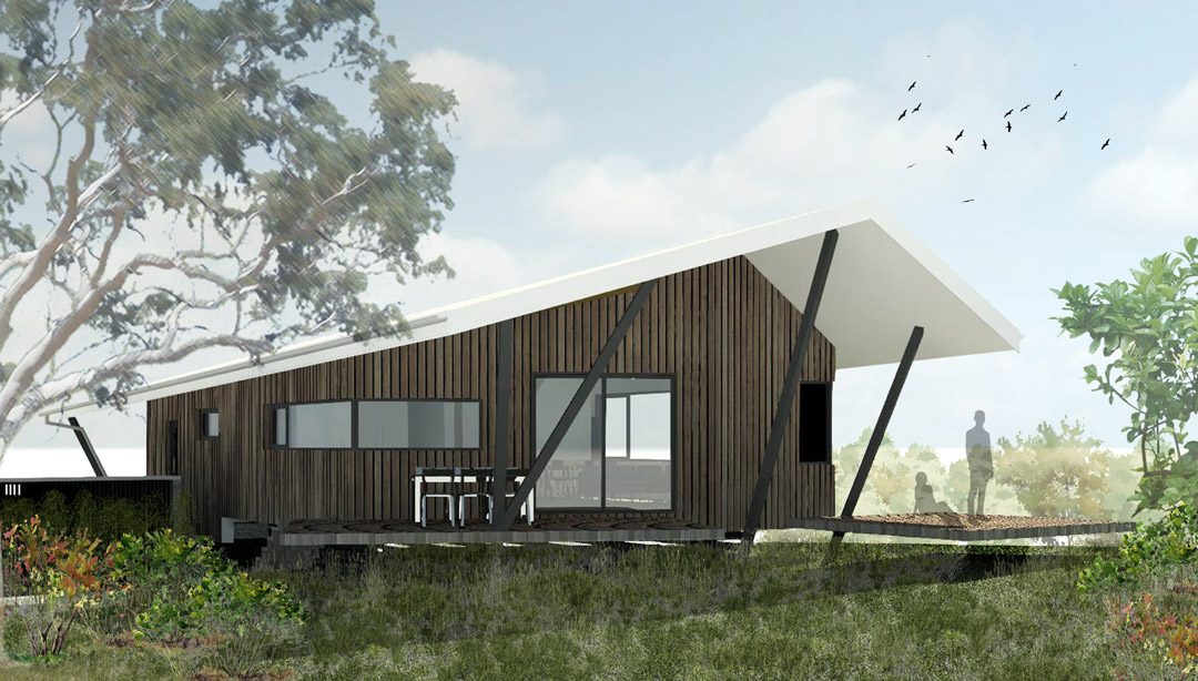 The Cape House_Rear02_EME Design Melbourne architecture design sustainability eco passive solar timber detail
