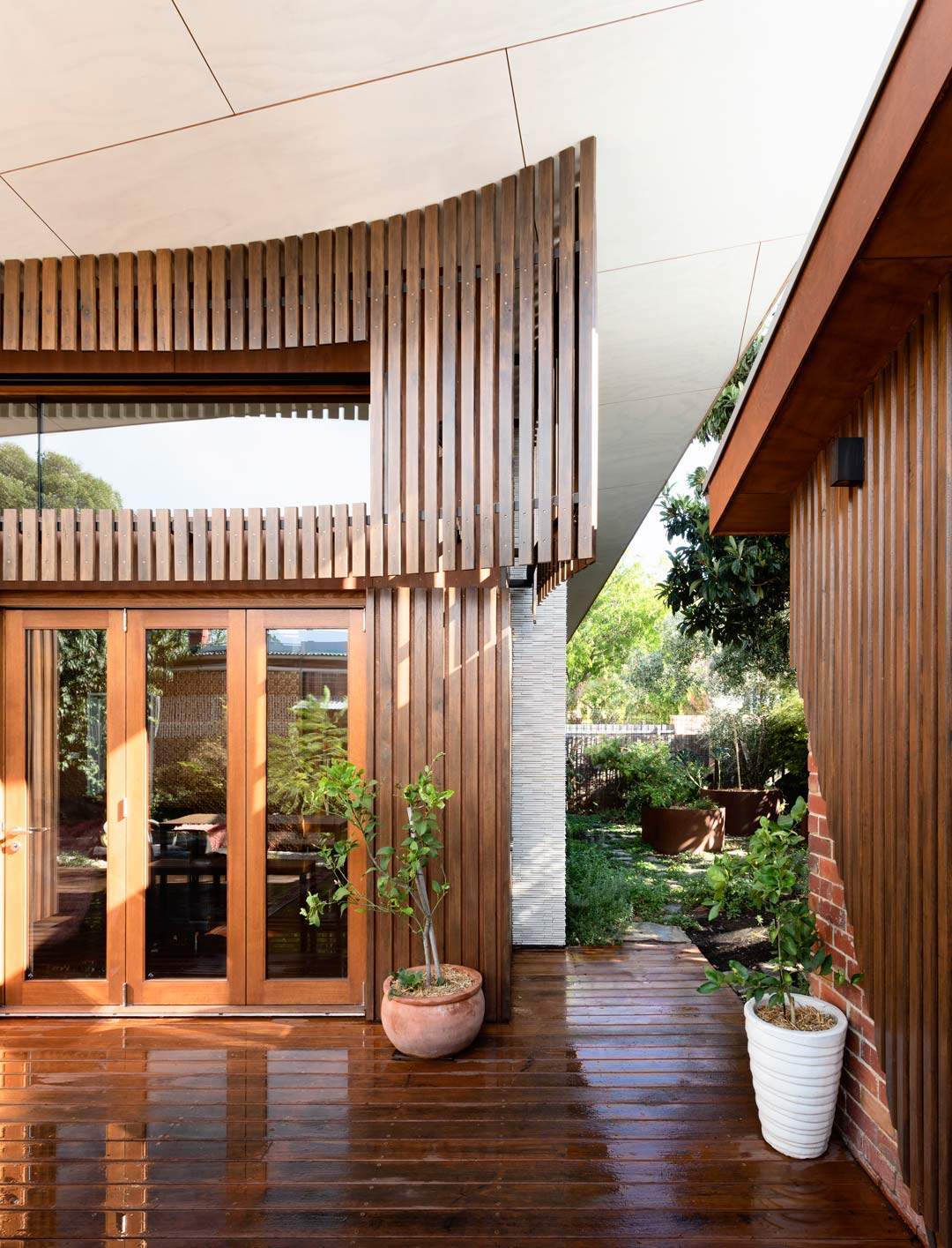 newell pavilion timber renovation architecture design melbourne sustainability house heritage flemington